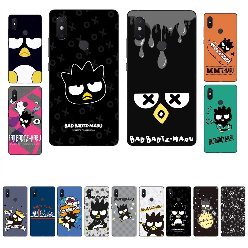 B-Bad B-Badtz M-Maru Phone Case For Xiaomi Mi 5X 8 9 10 11 12 Lite Pro 10T PocoX3pro PocoM3 Note 10 Pro Lite