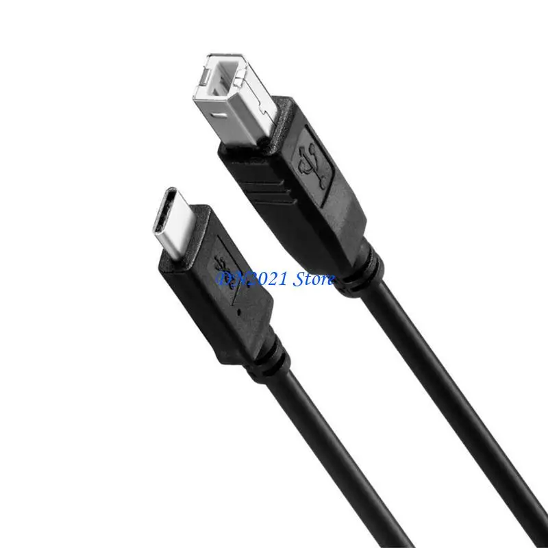 F3KE High Speed USB Printer Cord Type C to 2.0 B Cable Scanner Cord USB C Cable