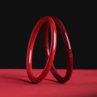 

Браслет из натурального циннабара с высоким содержанием, браслет из пурпурного золотого песка, женский браслет на удачу с красными точками, современный простой стиль