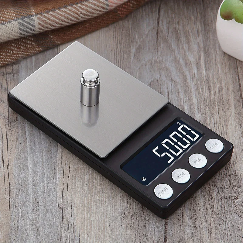 

1pc Pocket Scale Electronic Jewelry Scale Portable High-precision Digital Kitchen Scale Scale For Gold JewelryFood And Coffee