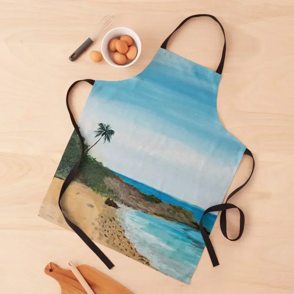 

Beach, beach, beach Apron Useful Things For Kitchen kitchen girl Custom cooks clothes Apron
