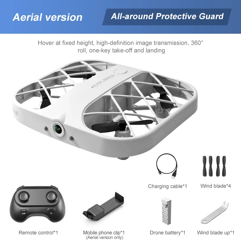 JJRC H107 FPV RC Drone with 2 Battery RC Dron 8K 4K Quadcopter with Camera Remote Control Drone Christmas Toys Gift image 3