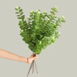 Real Looking Eucalyptus tree branch silk Artificial flowers room decor fake plants leaves decoration plantas artificiales