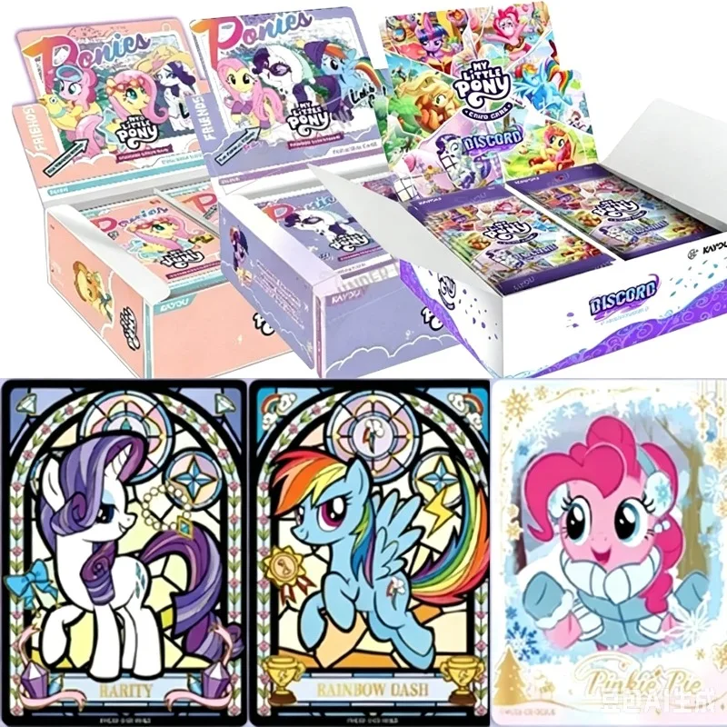 Version anglaise KAYOU My Little Pony Card Eternal Friendship Moon Rainbow Edition Anime Collection Card Toys Gift
