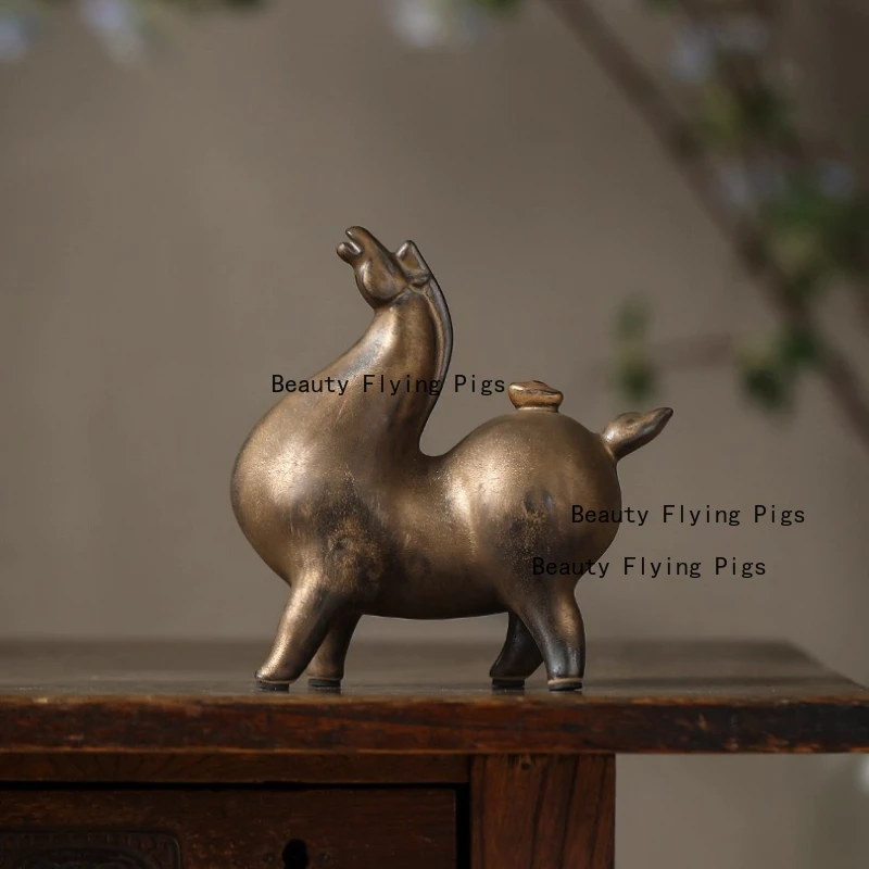attraction-de-richesse-en-ceramique-ornement-tang-ma-animaux-chinois-decorations-de-salon-bureau-artisanat-en-ceramique