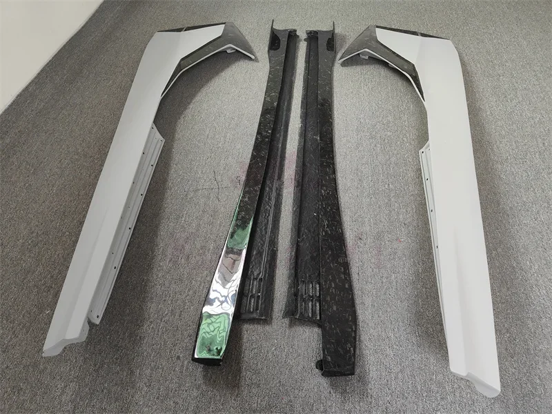 

Полукованый боковой комплект из углеродного волокна в стиле SVJ для Lamborghini Aventador LP700 LP720 LP750 2011-2015, комплект кузова