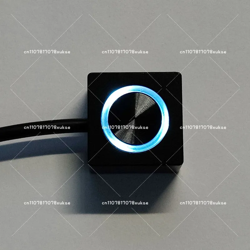 Computer Power Button Desktop Power Switch External Switch Button Aluminum Alloy Self-resetting Open Chassis
