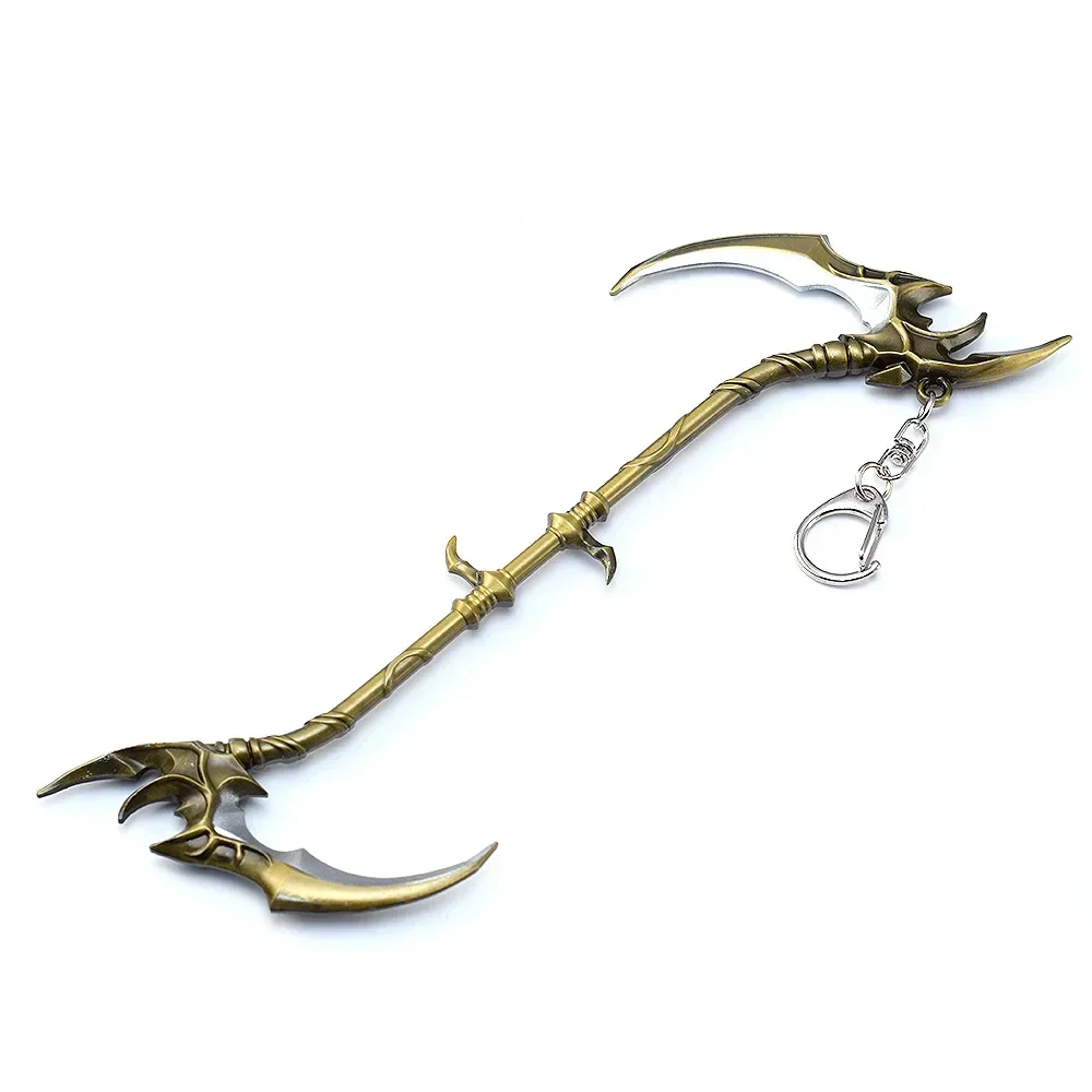 21cm Rage Judgment Dragon Slaying Game Peripherals Full Metal Weapon Craft Home Ornament Decoration Collection Keychain Toys