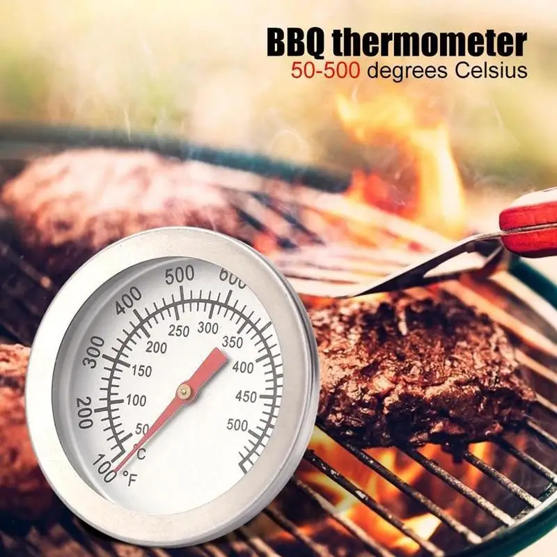 50-500 Celsius Stainless Steel Oven Grill Thermometer Food BBQ Measuring Thermometers Baking Tools Kitchen Accessories