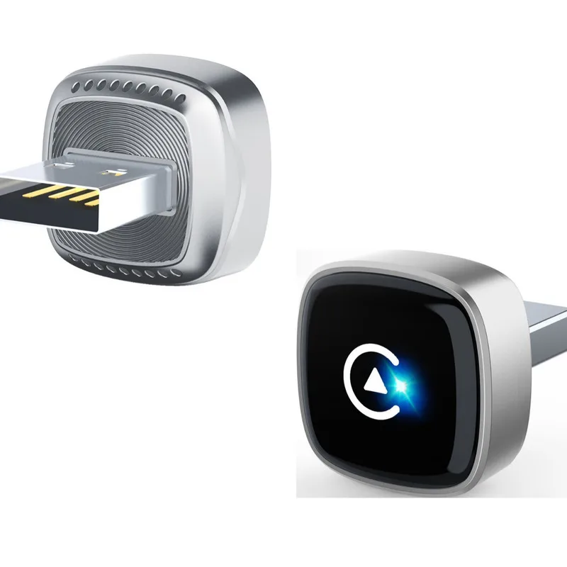 نموذج جديد صندوق Carplay اللاسلكي Android 2 في 1 محول سيارة دراجة نارية ربط