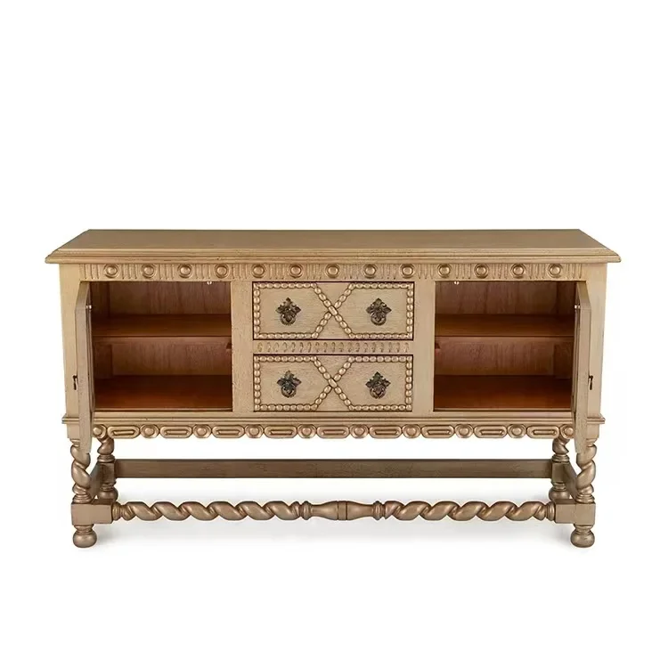 

* Американский кантри, резьба по дереву, цветок, входной шкаф, французский дуб, старый обеденный боковой шкаф, декоративный шкаф для хранения