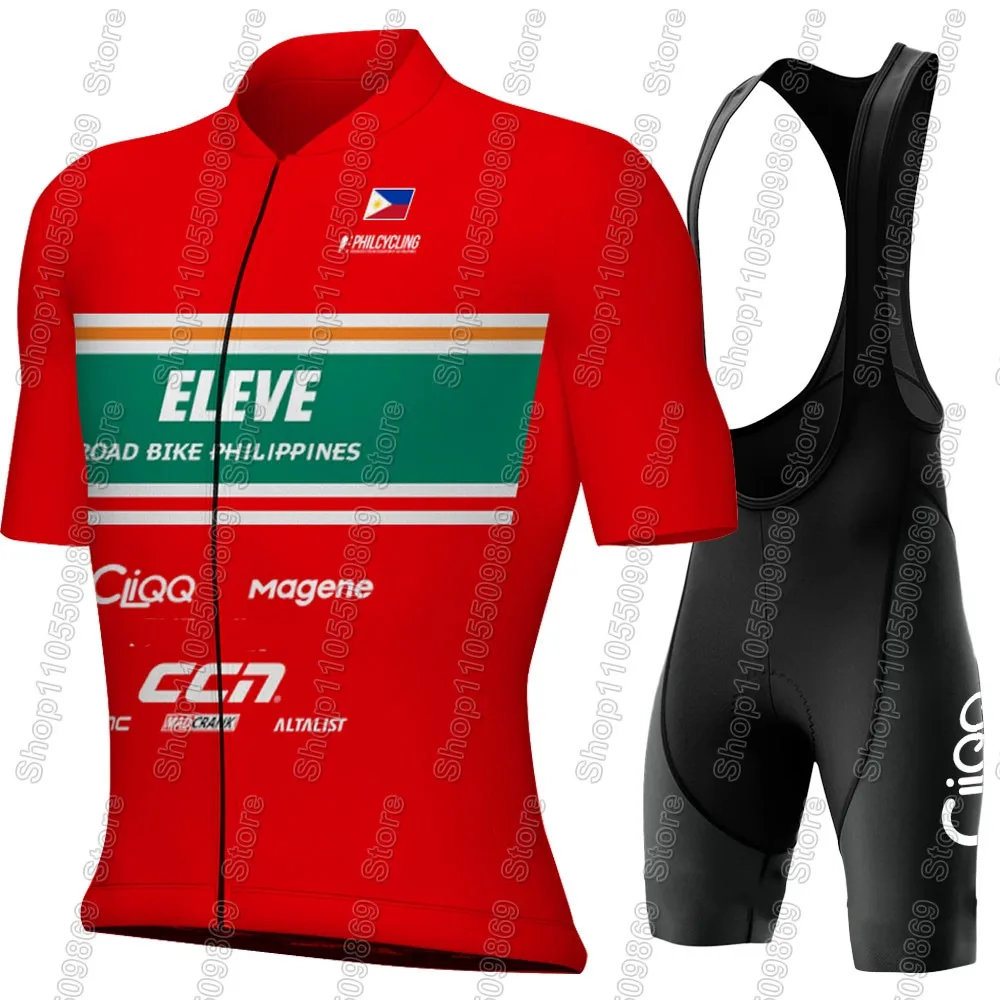 

Suit PHILIPPINES Cycling Jersey 2026 Team Red Retro Vintage Clothing Set Mens Bike Shirts Bicycle Bib Shorts MTB Wear Maillot