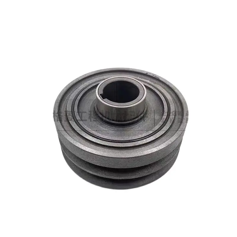 Sumitomo SH120 Hitachi EX120-5 crankshaft pulley Kobelco SK135 Isuzu 4BD1 4BG1 engine crankshaft pulley