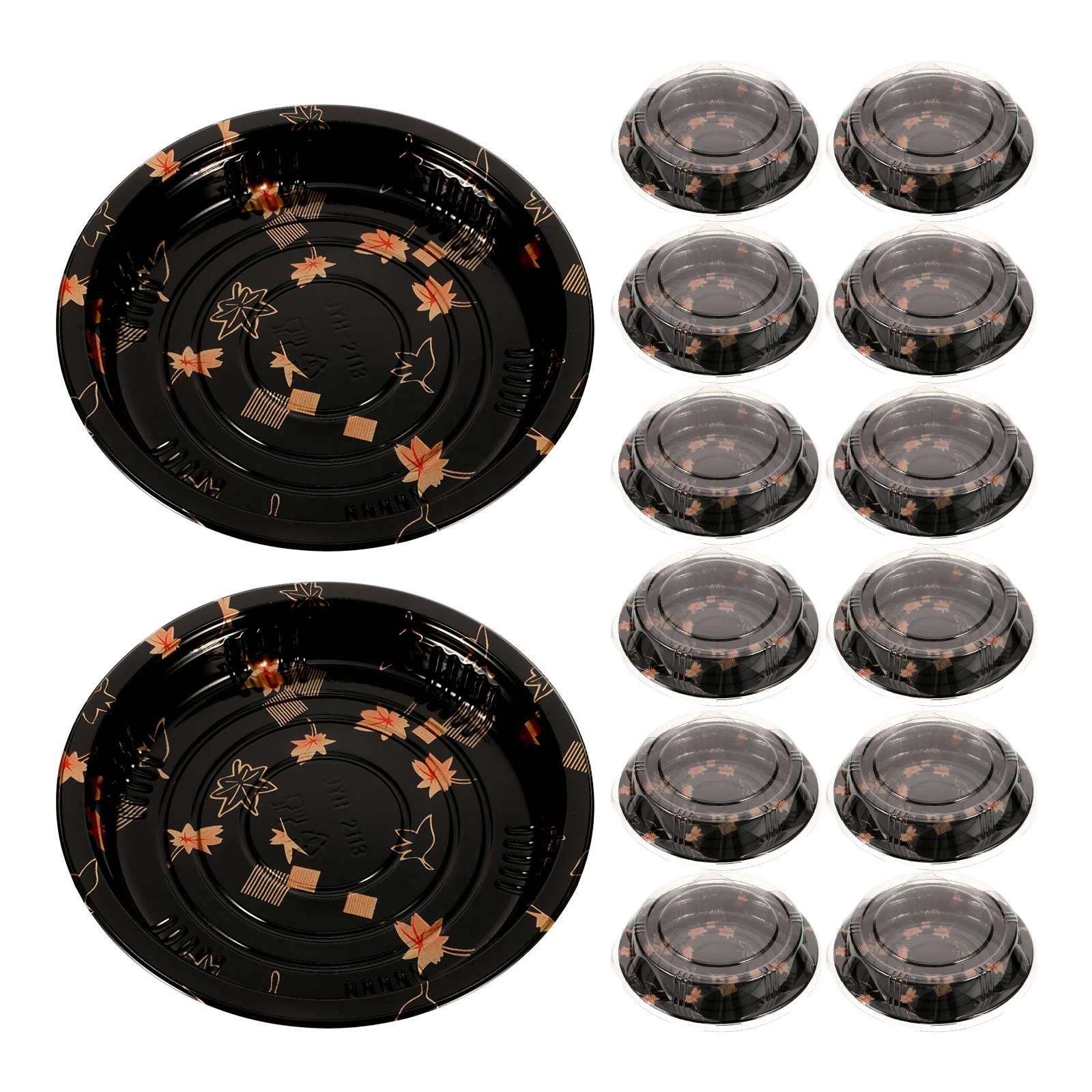 

20 Pcs Plastic AntiWear Food Container Fruit Carry Out Boxes Cake Takeout Holder Storage Case Transparent Cover Fresh