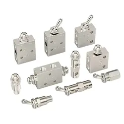 TAC Pneumatic Toggle Valves TAC-3V 3P 3S 4V 4P & TAC2 Mechanical Valves 31V 31P 41V 41P