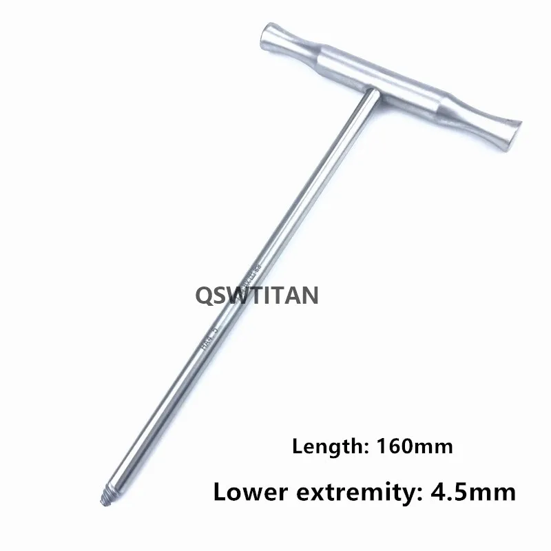 Bone Screw Extractor with T Handle Stainless Steel Screw Extractors Orthopedics Veterinary Instrument