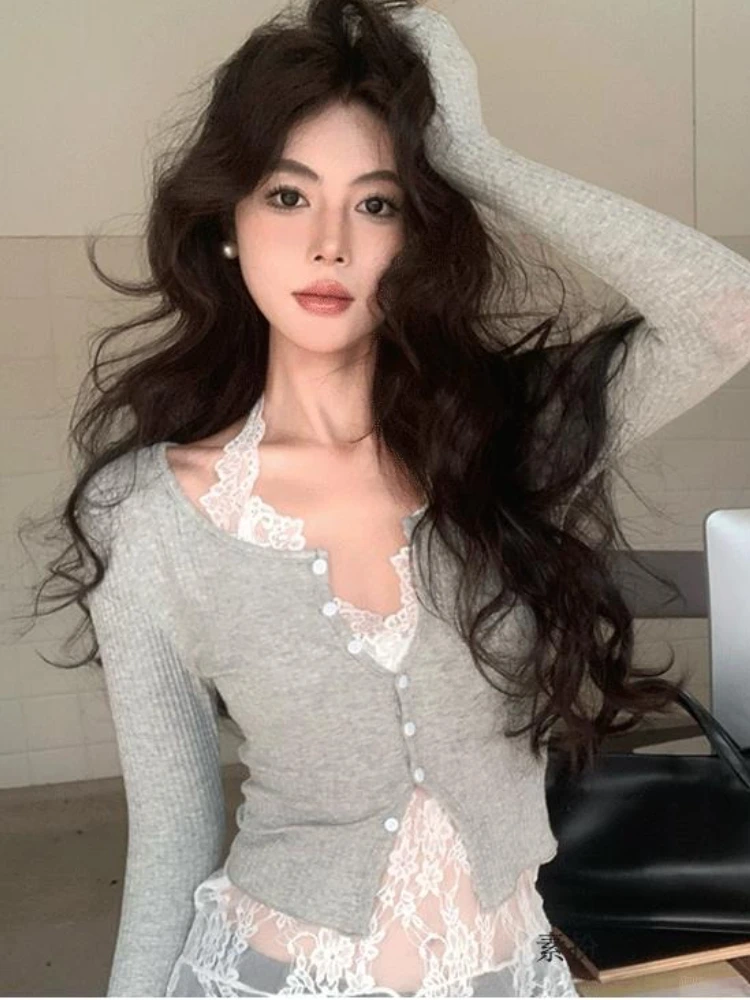 فستان هالتر من الدانتيل الأبيض للنساء شفاف صيفي شفاف مثير نمط موضة بدون أكمام غير رسمي Hotsweet High Street Y2k Vestidos #5