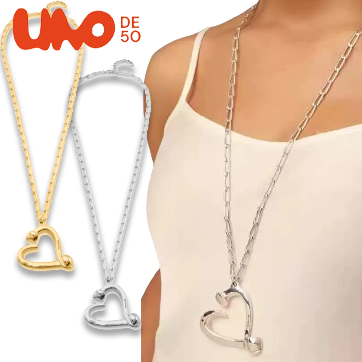 

UNODE50 necklace Fashionable gold necklace for women, light luxury, niche high-end design, daily life