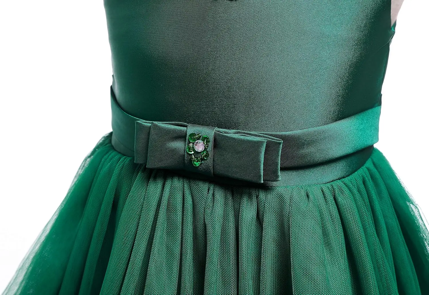 فستان كلاسيكي للفتيات على شكل زهرة لحفلات الزفاف المكشكشة للأطفال فستان رسمي لوصيفة العروس وحفلات العطلات للفتيات