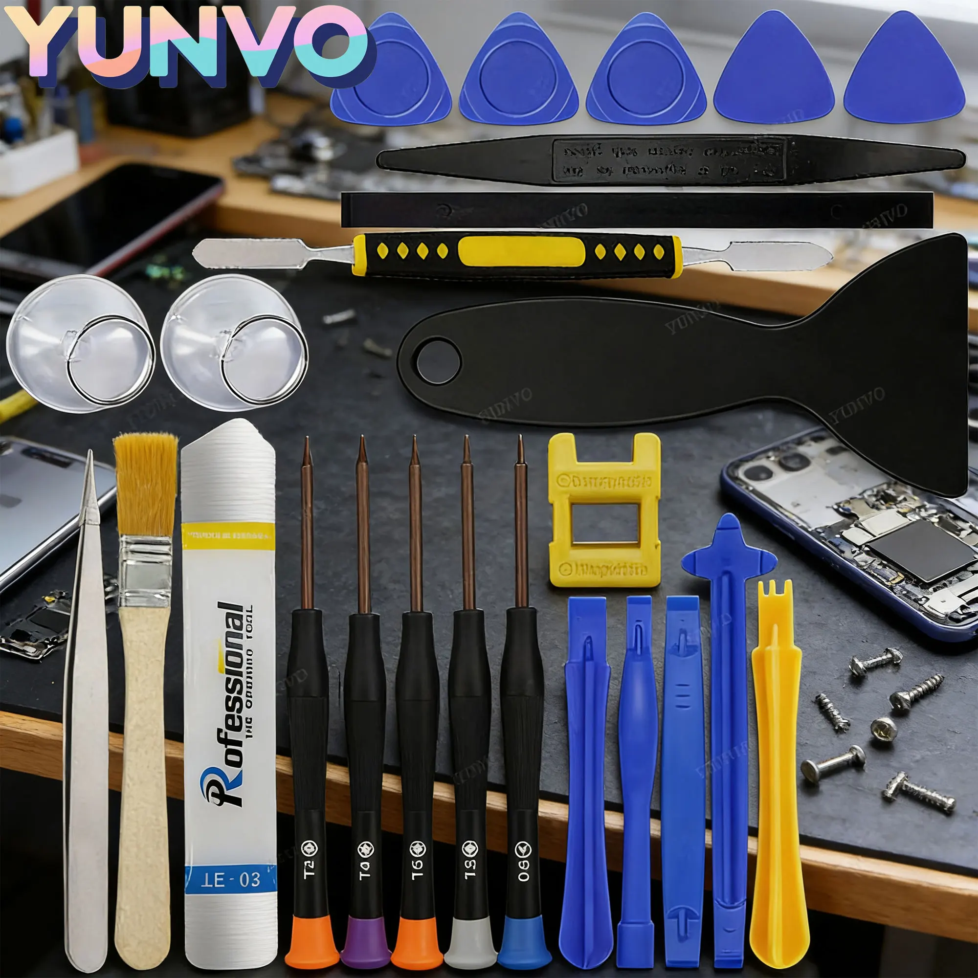 for iPhone Samsung Xiaomi Precision Disassembly Mobile Phone Repair Tools Kits Opening Screen Pry Mobile Phone Screwdriver Tools