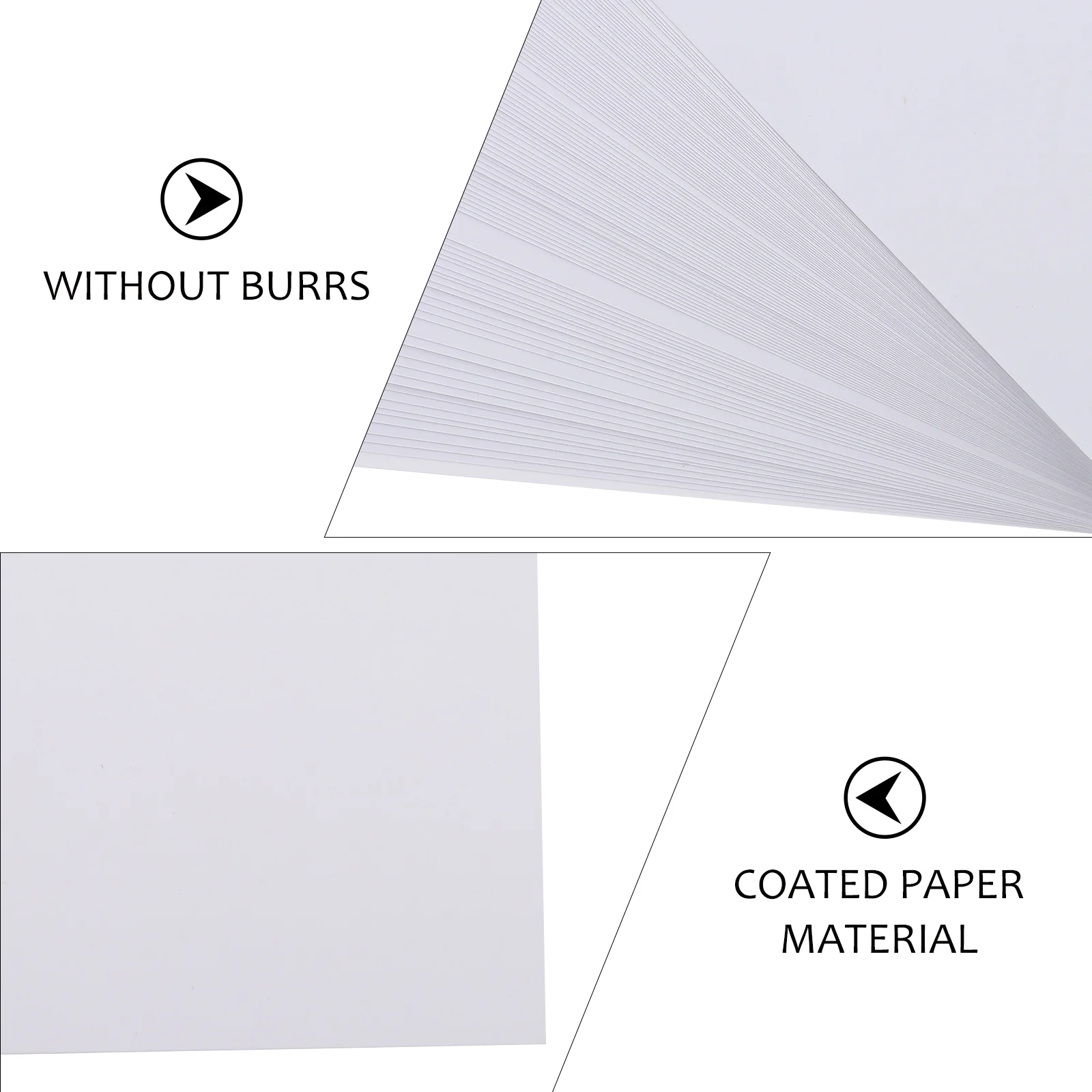 Papier pour imprimante photo A5 haute brillance, impression colorée professionnelle, joli papier blanc double face pour magasin, 100 feuilles