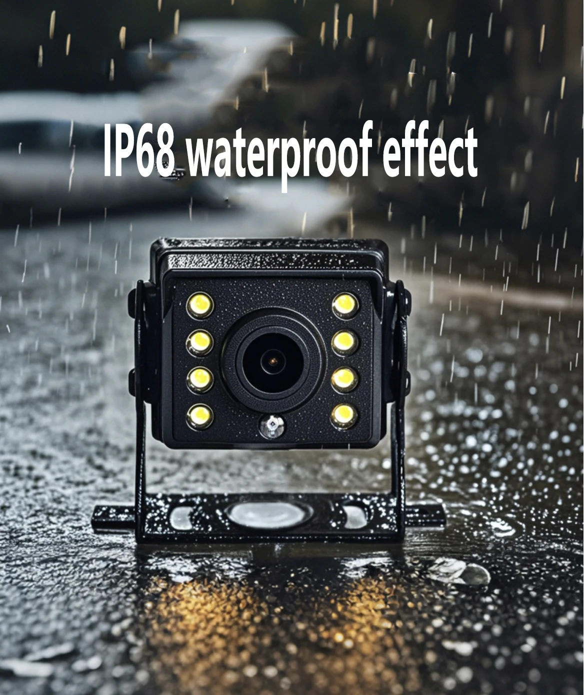 كاميرا عكسية لاسلكية "HD TFT LCD قابلة للطي شاحنة حافلة مساعد ركن السيارة مراقب S DC 12V / 24V شاشة سيارة قابلة للطي.