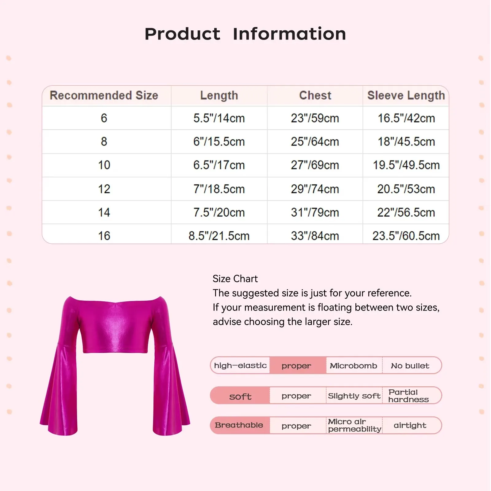 أطفال بنات واحد الكتف الترتر الرقص المحاصيل الأعلى هالوين كرنفال ديسكو الجاز الهيب هوب ملابس رقص لأداء الرقص الشرقي #6