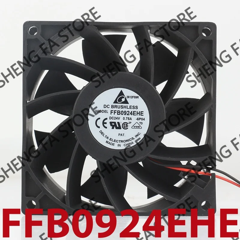 High air Volume Storm Force Inverter Ball Bearing Delta 12V 48V DC24V 0.75A AC EC 9038 90X90X38MM 9CM FFB0924EHE-6P04 Coolingfan