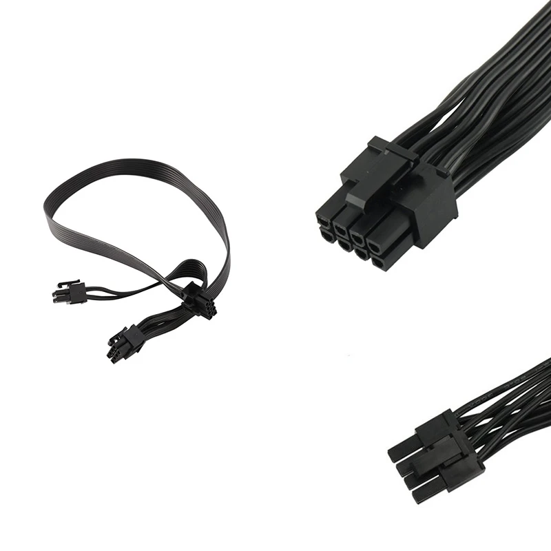 Top-PCI-E 8Pin 1 To 2 Port 6+2Pin Power Supply Cable Dual Pcie 8 Pin For Corsair CX850M CX750M CX600M CX500M CX430M