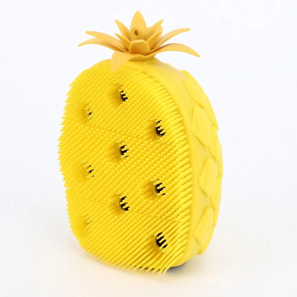 فرشاة استحمام على شكل فاكهة بلون الحلوى، فرشاة شامبو من السيليكون غير قابلة للانزلاق، مستلزمات الحمام، فرش تدليك الدش