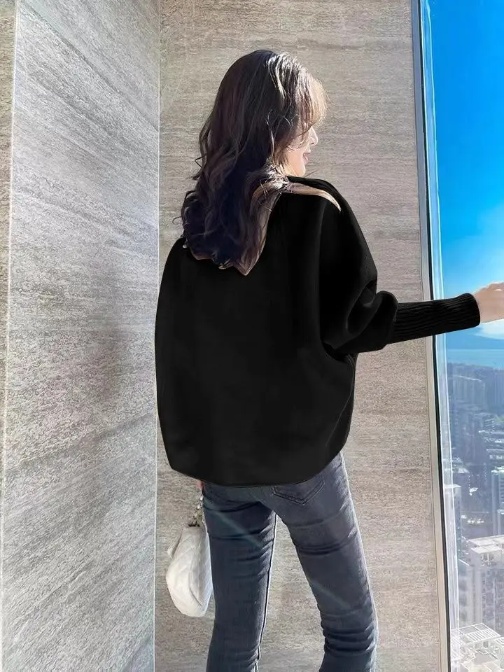 Cappotti in misto lana Cappotto di lana da donna doppio colletto invernale in velluto scozzese trapuntato elastico in vita pieghettato pied de poule abbottonato soffice