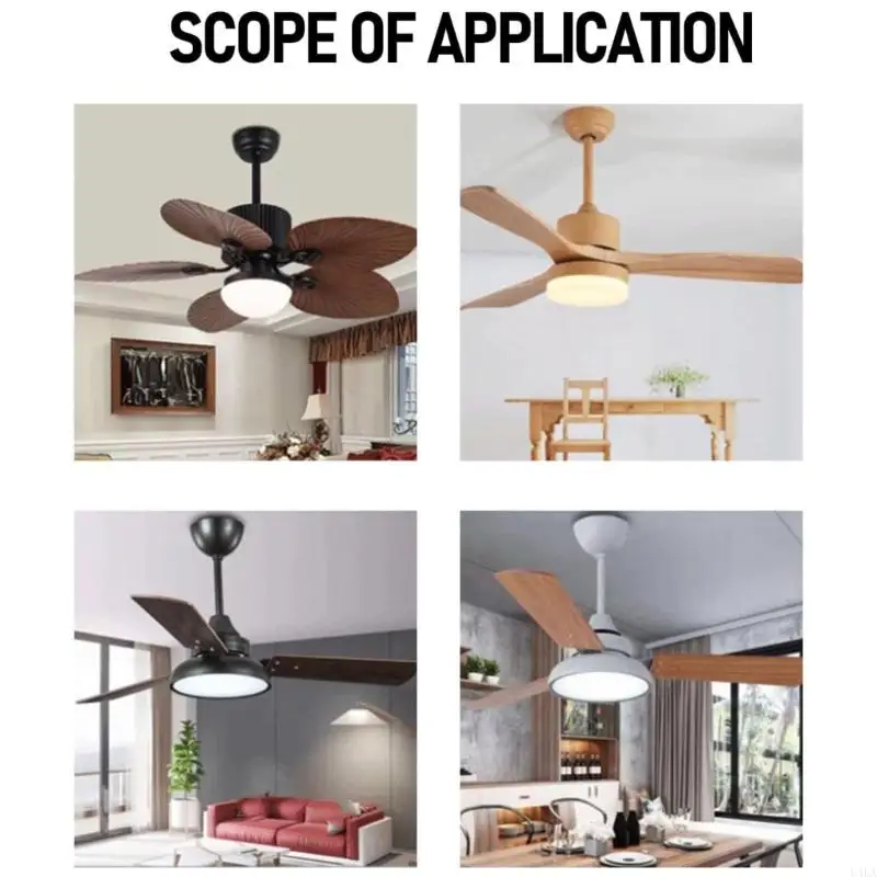 U4LA 3,94 pollici ventola soffitto LEGGIO 18W 1530lm LED dimmeble rotondo pannello sostituzione della