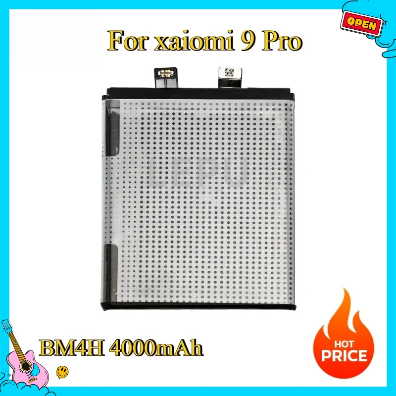 

Новая сменная батарея для xaiomi 9 Pro BM4H, 4000 мАч, высококачественная сменная литиевая батарея с бесплатными наборами инструментов