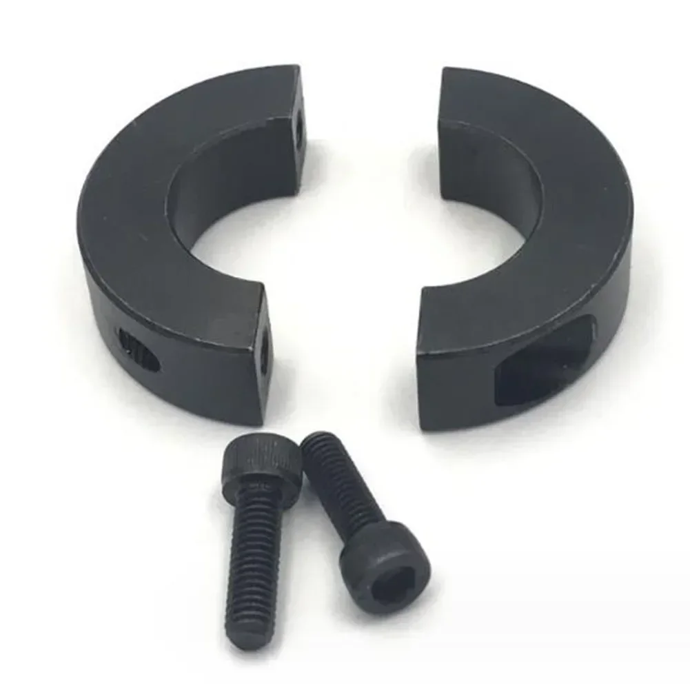 Practical Ring Design 30mm Black Clamp Collar 12mm To 40mm 15mm 16mm 20mm 25mm Double Split Ring Clamp Shaft Clamp