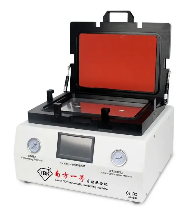 12-Polegada oca automática lcd tela de toque máquina de estratificação a vácuo máquina removedor de bolhas para reparo de telefone