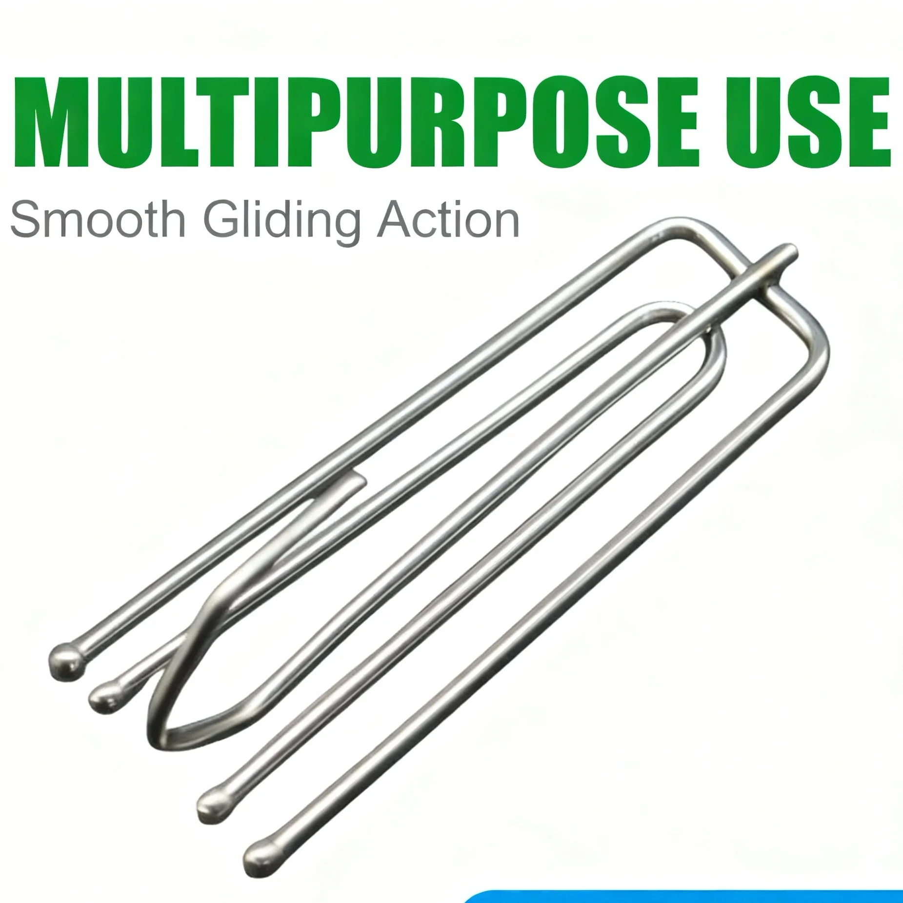 30Pcs Premium Steel Curtain Hooks White Window Rings Durable Home Decor Accessories for Rods