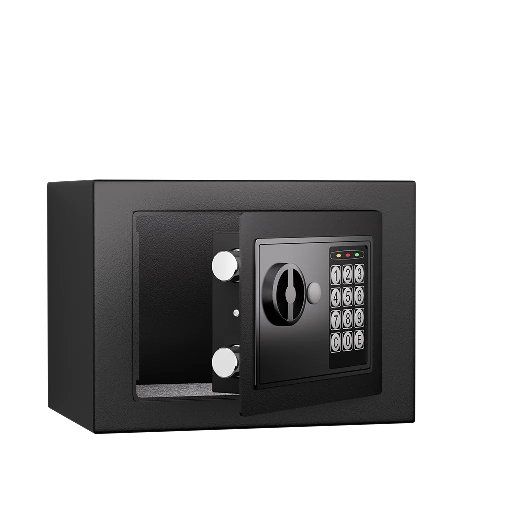 Digital Heavy Anti-Theft Safe,Equipped With An Electronic Combination Lock And Two Spare Keys, Along With a Key Hook, a Felt Pad, And Two Mounting Screws,Ideal For Storing Cash, Documents, And Valuables, And Makes a Great Gift For Children’s Day.
