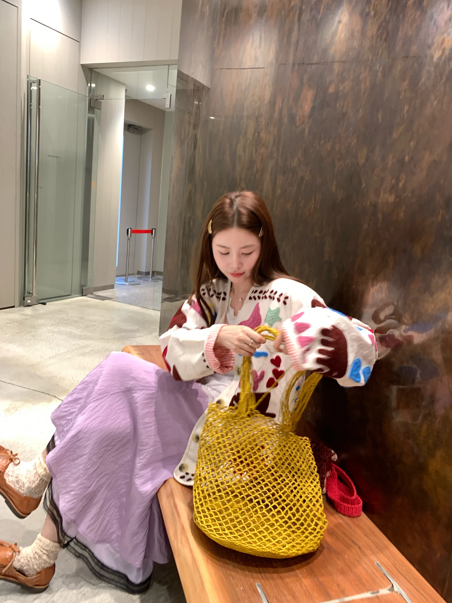 

Удобная юбка Realzz с эффектом похудения, фасон «рыбий хвост», с кружевными вставками и узором «Сакура», повседневная, со средней талией, А-силуэт