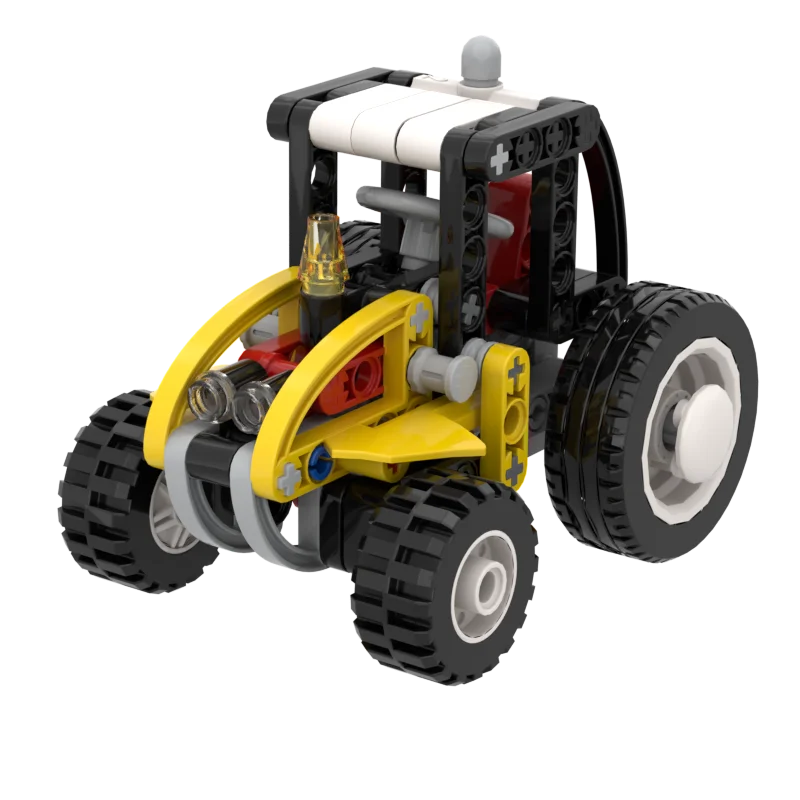 Small Particle Assembled Mini Off-Road Vehicle Model Technic Series Building Bricks Toys （(Parts Pack+Electronic Manual））