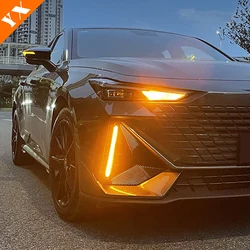 For Changan UNIV UNI-V 2022-2025 Accessories Replacement Car Front Fog Lamp Led Light Decoration Protector Moulding