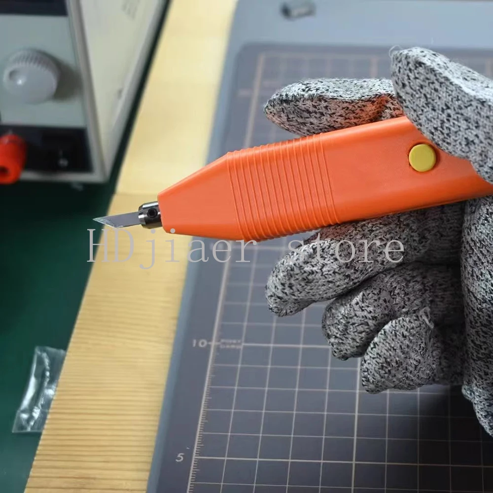 سكين القطع بالموجات فوق الصوتية DIY بقدرة 30 وات - قاطع محمول ممتاز للمطبوعات ثلاثية الأبعاد والخشب والبلاستيك وثنائي الفينيل متعدد الكلور (مع 5 شفرات وشاحن سريع PD) #5