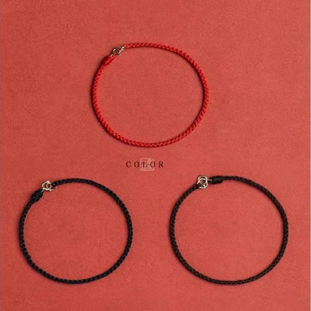 Red String Bracelet With Gold Plated Clasp Red Cord Jewelry For Men Women Unisex Kabbalah Protection Good Luck Amulet Red Thread