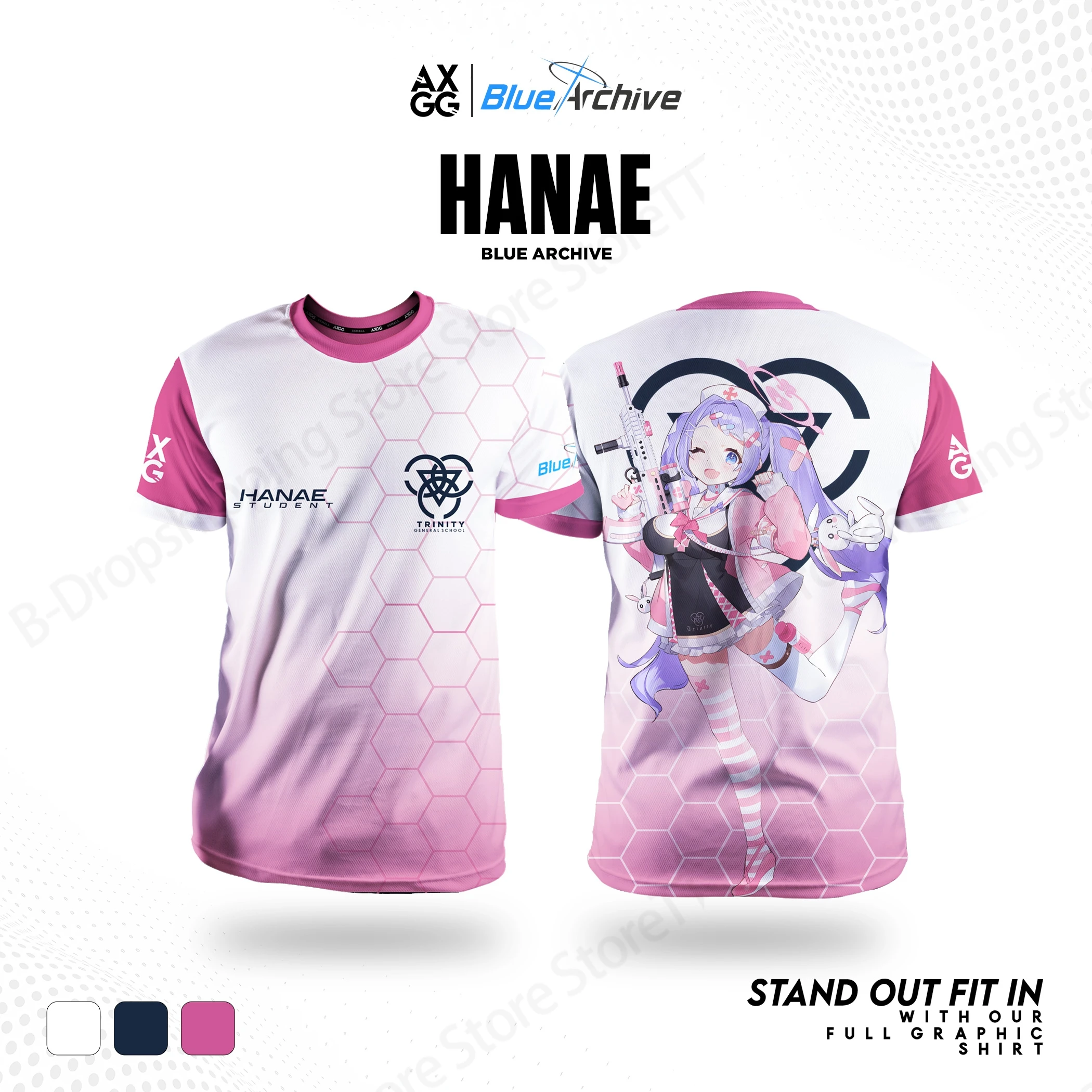 

Cartoon Anime Blue Archive 3D Print T-shirt Men Women Fashion Casual Short Sleeve Tops Tees 2025 New Boys Girls Clothing Sexy