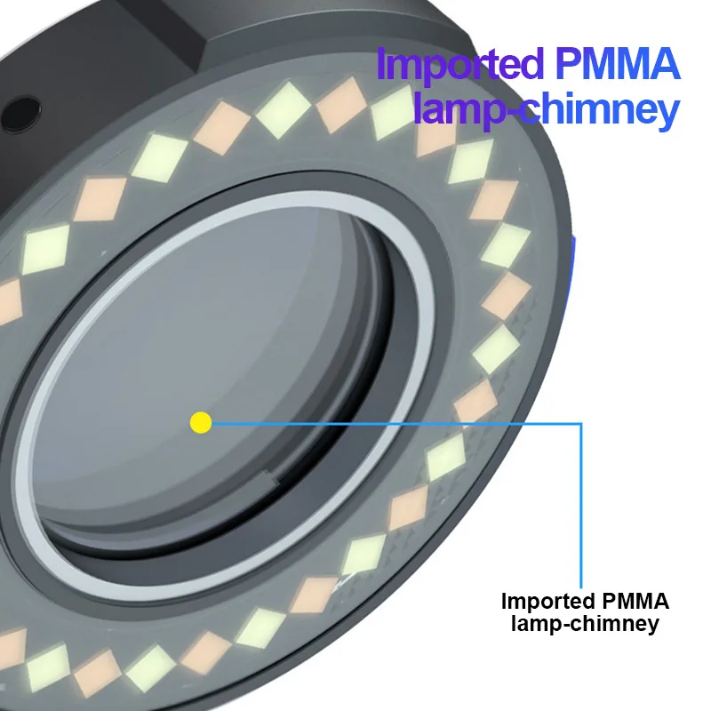 Mechanic LS3 Microscope Ring Lamp 7W Light Source Brightness Adjustment Eye Protection Work Lamps For Most Stereo Microscopes