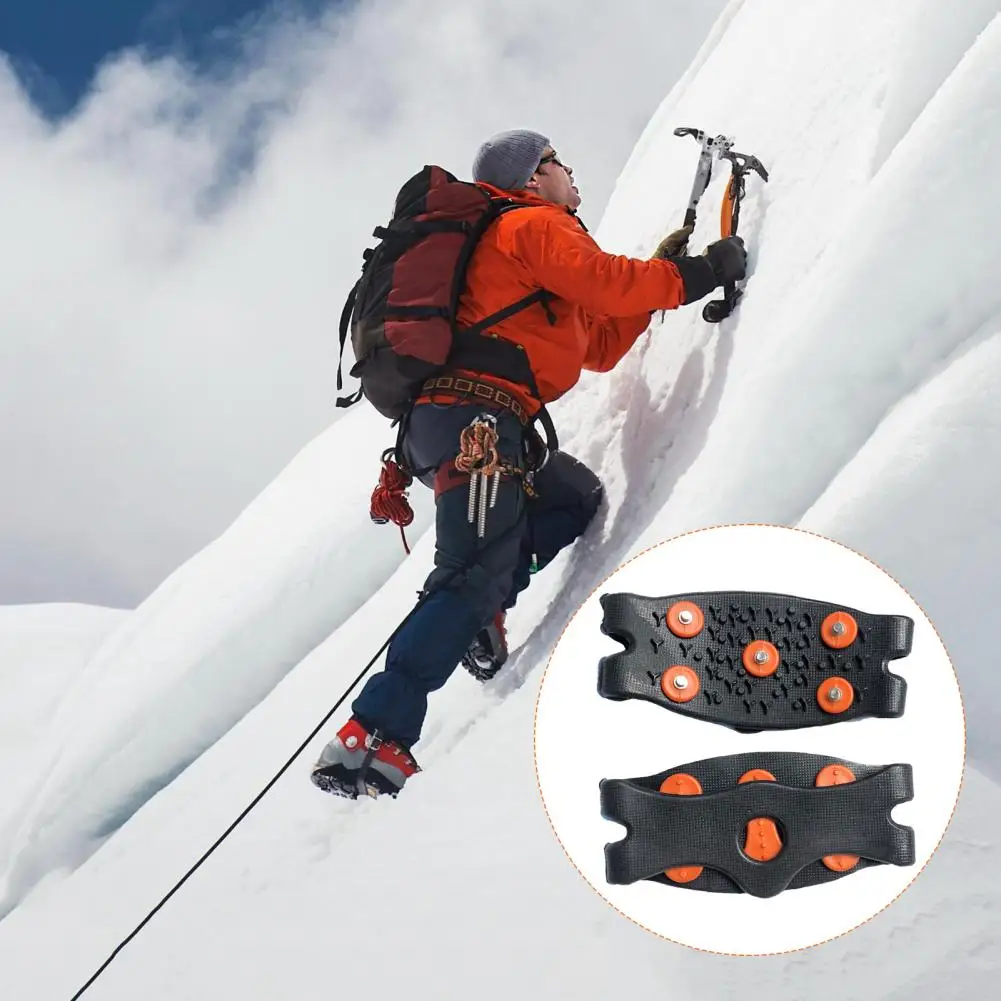 Ice Grips 5-Stud Sneeuwgrijper Over Schoen Laars Tractie Cleat Antislip Stijgijzers Skischoenen Cover