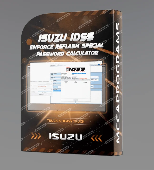 

SpecDiag ISUZU IDSS Enforce Reflash Speical Password Calculator