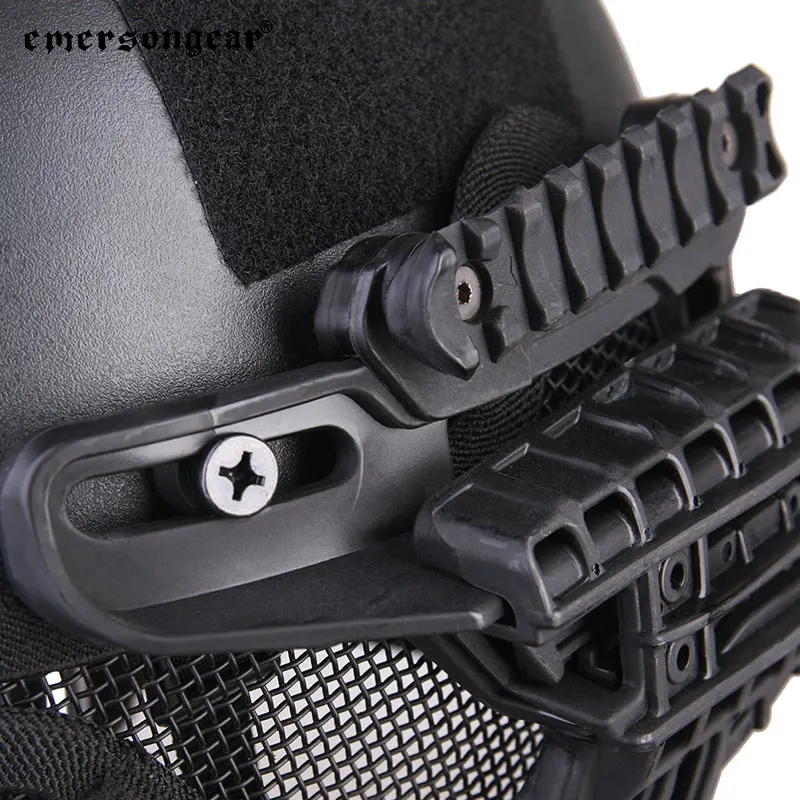 Tactical For PJ Helment Full Mesh Mask Face Protective Cover Gear Airsoft Outdoor Shooting Hunting