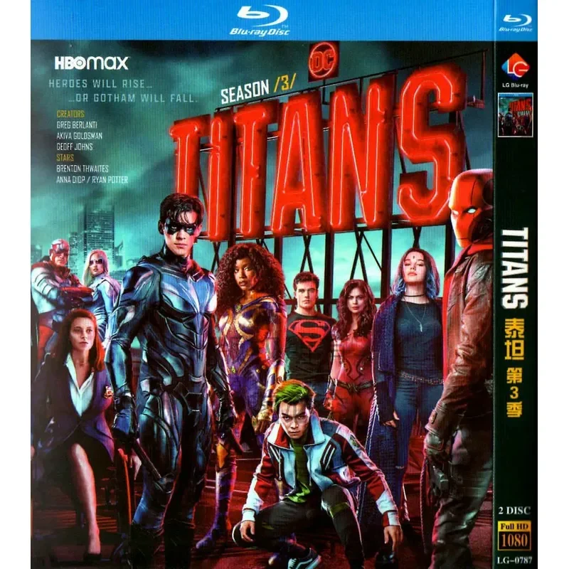 

Blu-ray American Science Fiction TV Series Titan Season 3 High Definition 1080P 2BD Disc Non-DVD