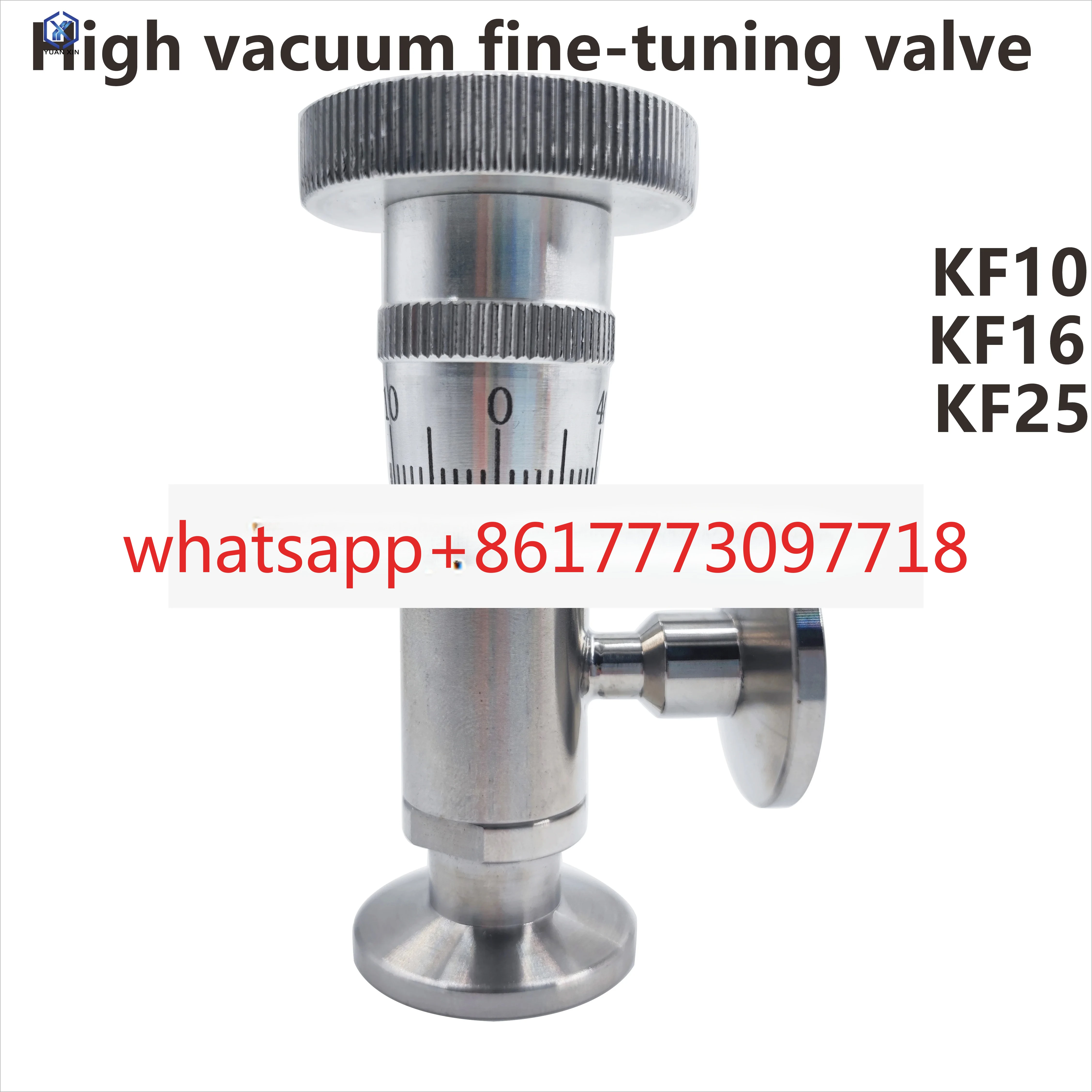 

High vacuum fine-tuning valve GW-J30-T diameter 0.8 high precision stainless steel needle valve flow control valve