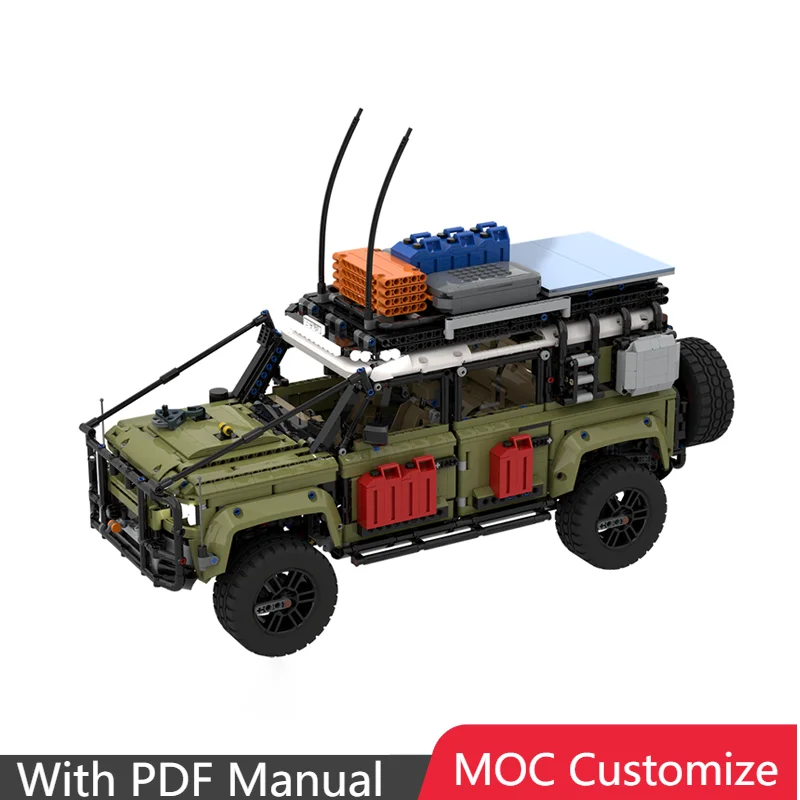 

4120 шт. MOC креативный открытый кемпинг внедорожник модульные строительные блоки модель обучающая игрушка для сборки «сделай сам» для мальчиков подарок